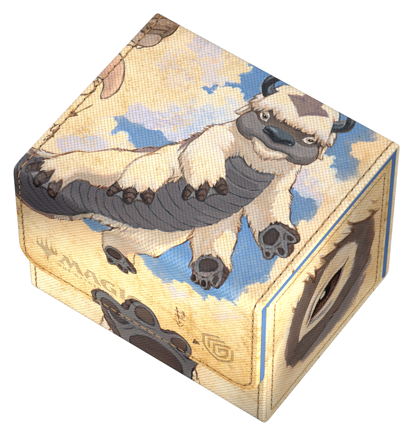 Ultimate Guard Sidewinder 100+ Xenoskin Deck Case – Avatar: The Last Airbender (White Mythic)