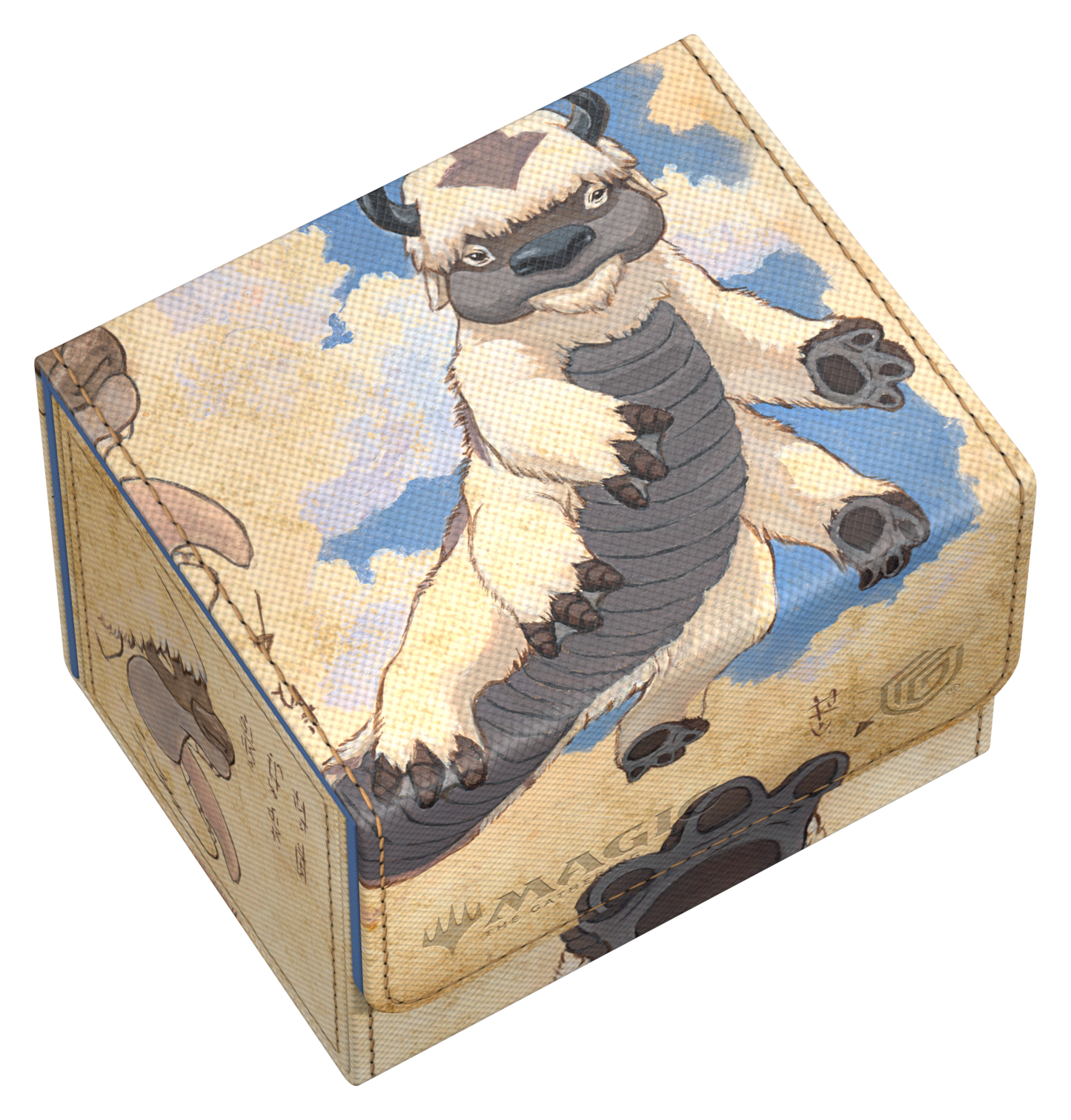 Ultimate Guard Sidewinder 100+ Xenoskin Deck Case – Avatar: The Last Airbender (White Mythic)
