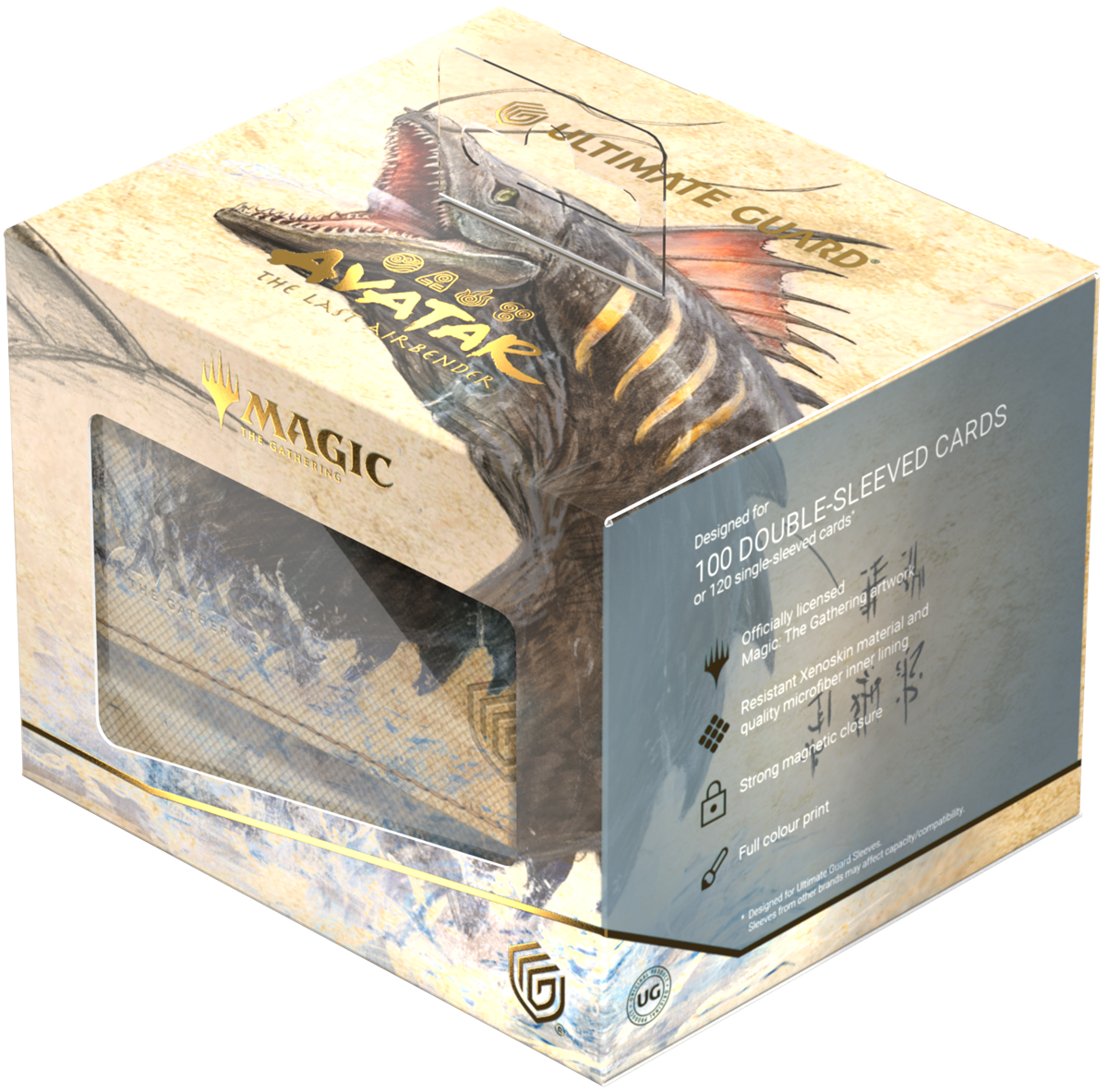 Ultimate Guard Sidewinder 100+ Xenoskin Deck Case – Avatar: The Last Airbender (Blue Rare Alt Art)