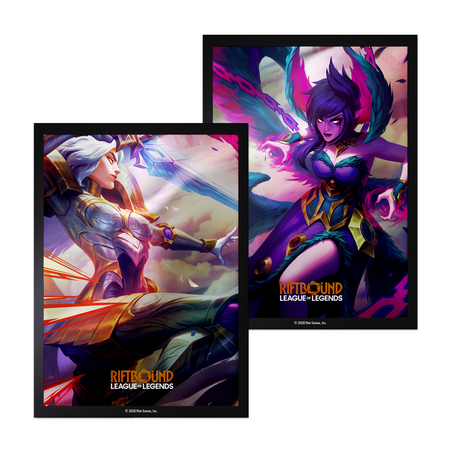 Riftbound: League of Legends TCG Vendetta Art Sleeves – Kayle vs. Morgana