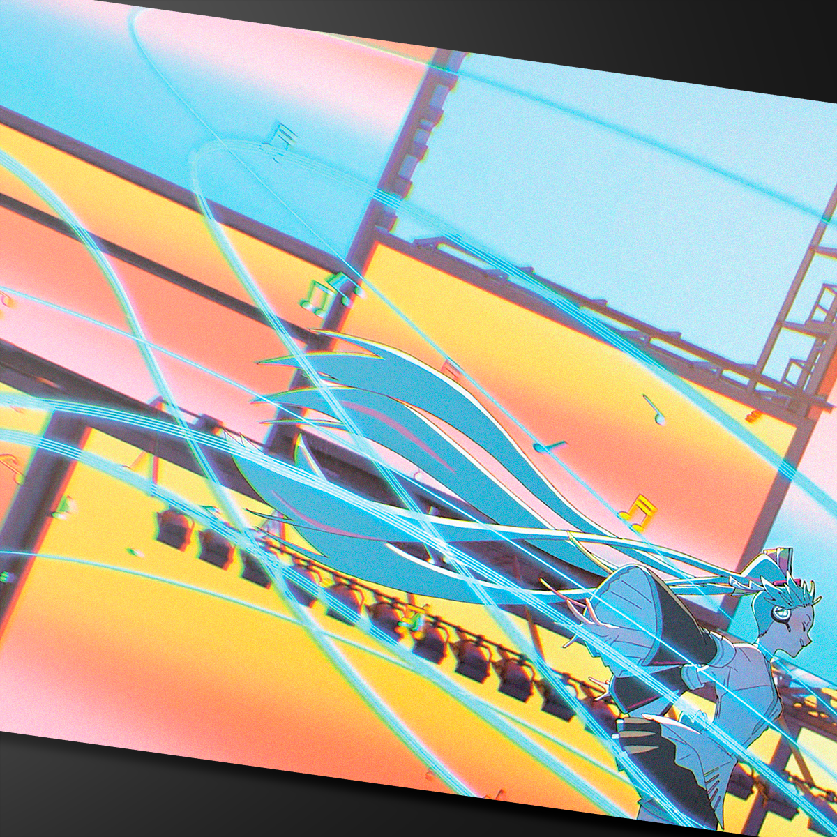 UP PLAYMAT HATSUNE MIKU 10TH ANNIVERSARY STREAM