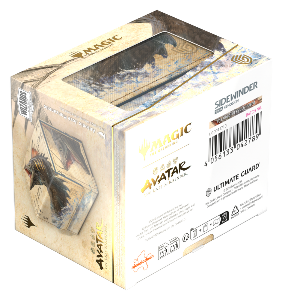 Ultimate Guard Sidewinder 100+ Xenoskin Deck Case – Avatar: The Last Airbender (Blue Rare Alt Art)