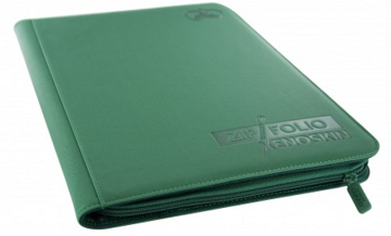 Ultimate Guard ZipFolio Xenoskin – 18-Pocket Green Binder