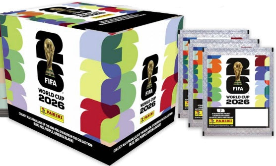 PANINI WORLD CUP SOCCER 2026 STICKER 50 PACKS