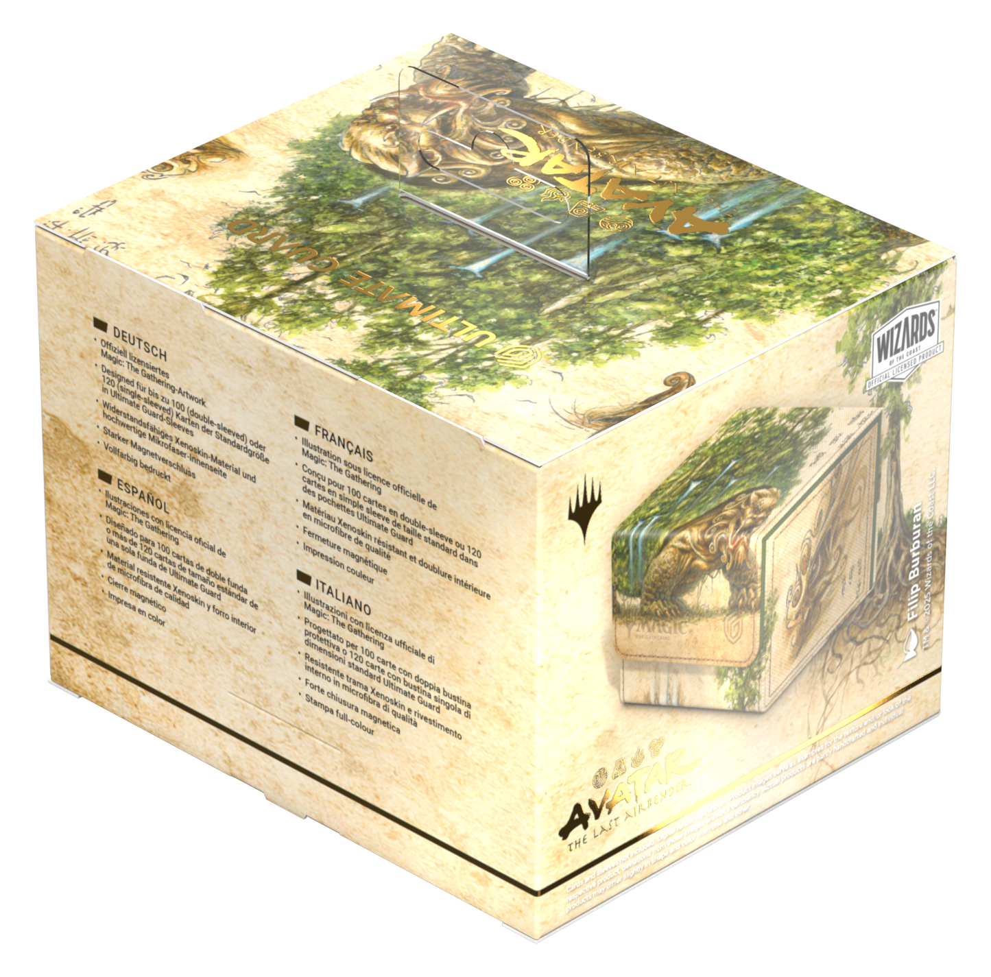 Ultimate Guard Sidewinder 100+ Xenoskin Deck Case – Avatar: The Last Airbender (Multicolor Rare Alt Art)