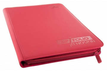 Ultimate Guard ZipFolio Xenoskin – 18-Pocket Red Binder