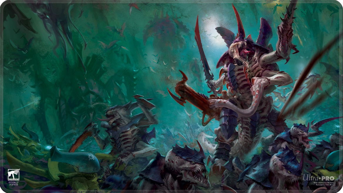 Ultra PRO Stitched Playmat Warhammer 40K – Tyranid Stitched Edge