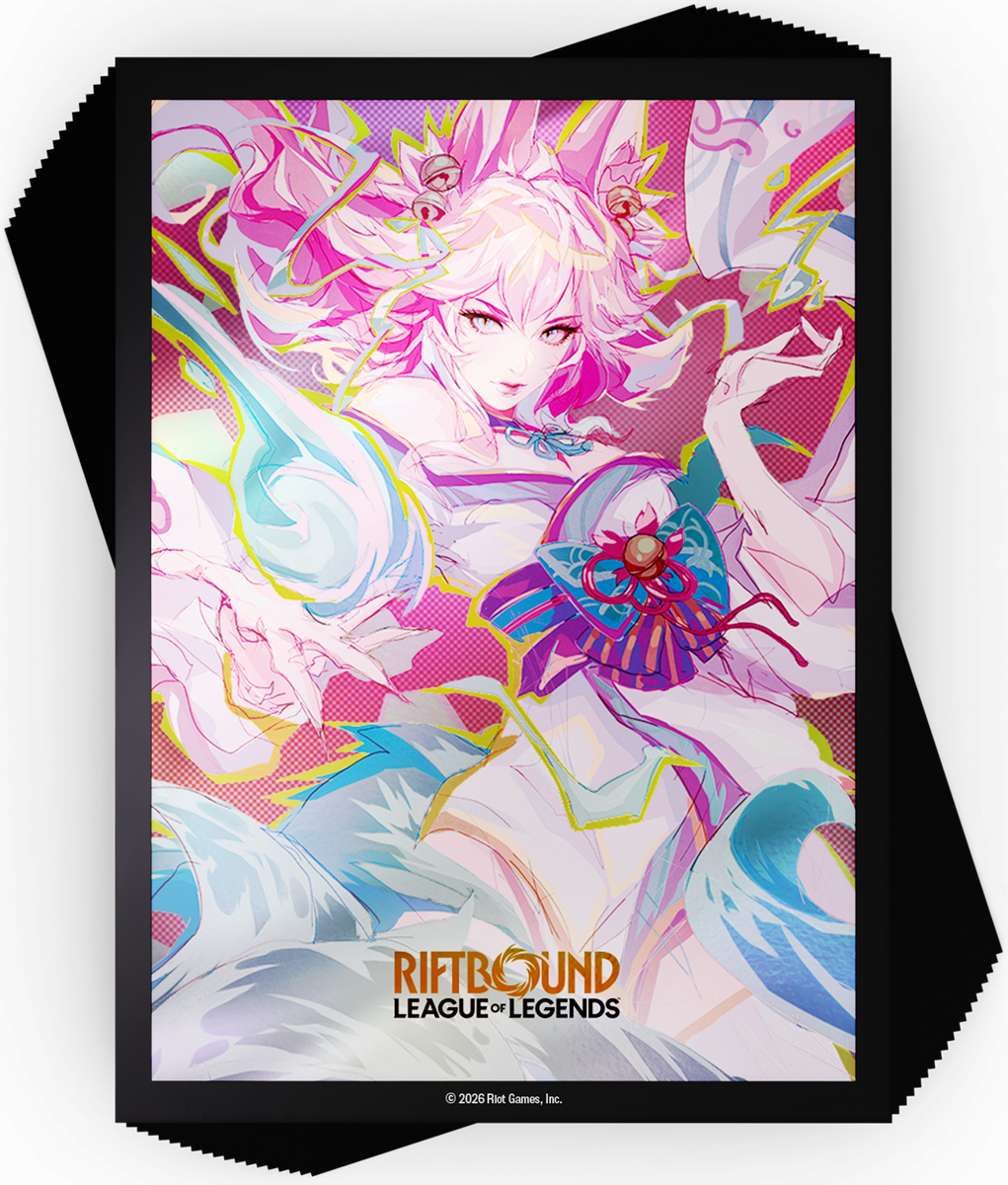 Riftbound: League of Legends TCG Spiritforged Art Sleeves – Spirit Blossom Ahri (100ct)