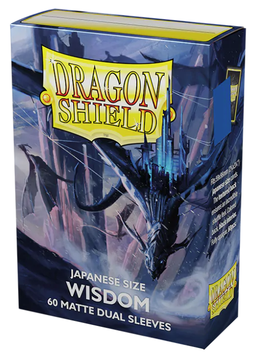 Dragon Shield Dual Matte Japanese Sleeves – Wisdom (60 ct)