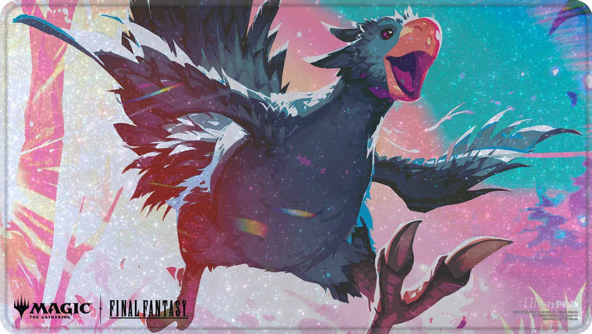 Ultra PRO Holofoil Playmat – Magic: The Gathering × Final Fantasy: Traveling Chocobo (Black)