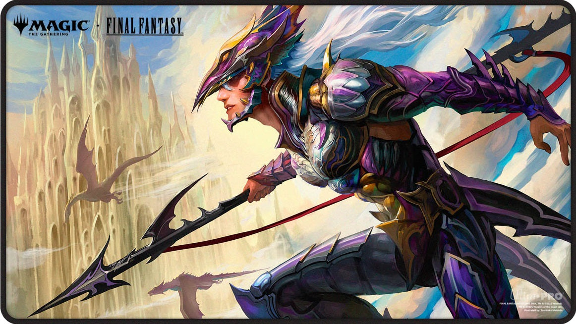 Ultra PRO Stitched Playmat – MTG Universes Beyond Final Fantasy: Kain, Traitorous Dragoon