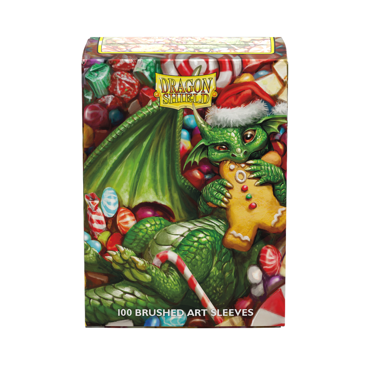 DRAGON SHIELD SLEEVES BRUSHED ART CHRISTMAS 2024 100CT