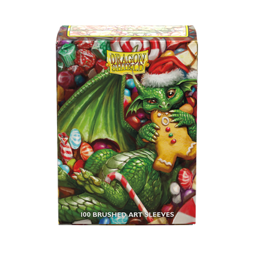 DRAGON SHIELD SLEEVES BRUSHED ART CHRISTMAS 2024 100CT