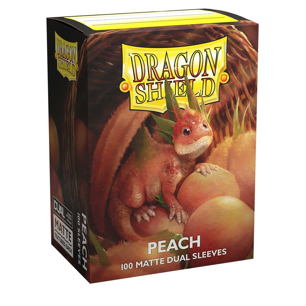 Dragon Shield Dual Matte Sleeves – Peach (100 ct)