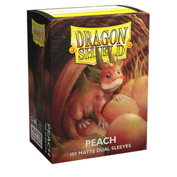 Dragon Shield Dual Matte Sleeves – Peach (100 ct)
