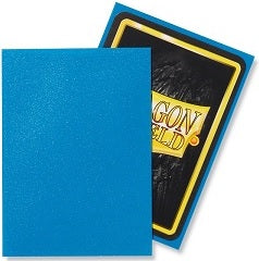 Dragon Shield Sleeves – Matte Sapphire (100ct Standard Size)