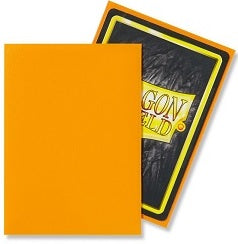 Dragon Shield Sleeves – Matte Orange (100 ct)