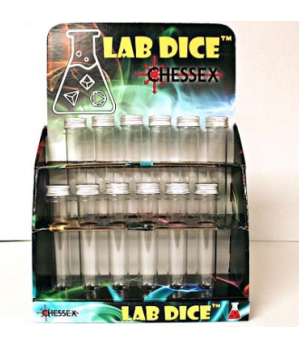 Lab Dice Cardboard Tube Set – Assorted Colors