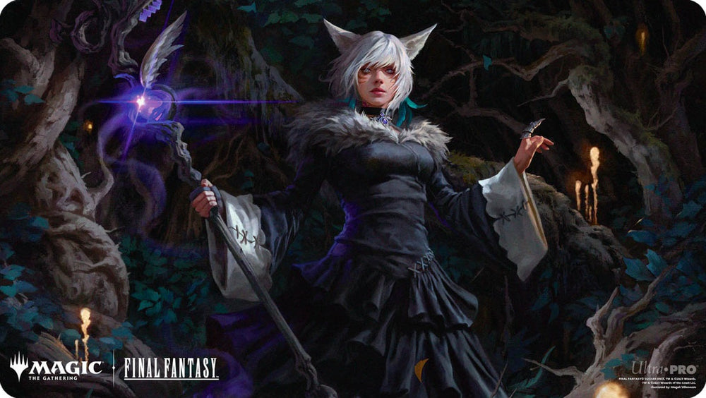 Ultra PRO Stitched Playmat – MTG Universes Beyond Final Fantasy: Y'shtola, Night's Blessed