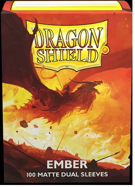 Dragon Shield Dual Matte Sleeves – Ember (100ct)
