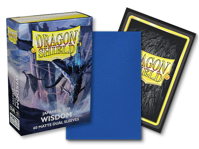 Dragon Shield Dual Matte Japanese Sleeves – Wisdom (60 ct)