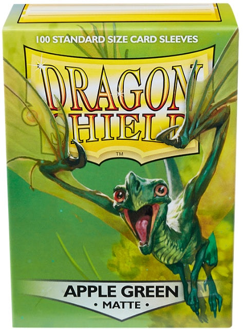 Dragon Shield Sleeves – Matte Apple Green (100 ct)