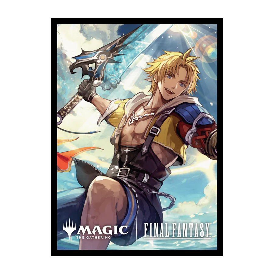 Magic: The Gathering®—FINAL FANTASY™ 100ct Deck Protector Sleeves - Tidus, Yuna's Guardian (Commander)