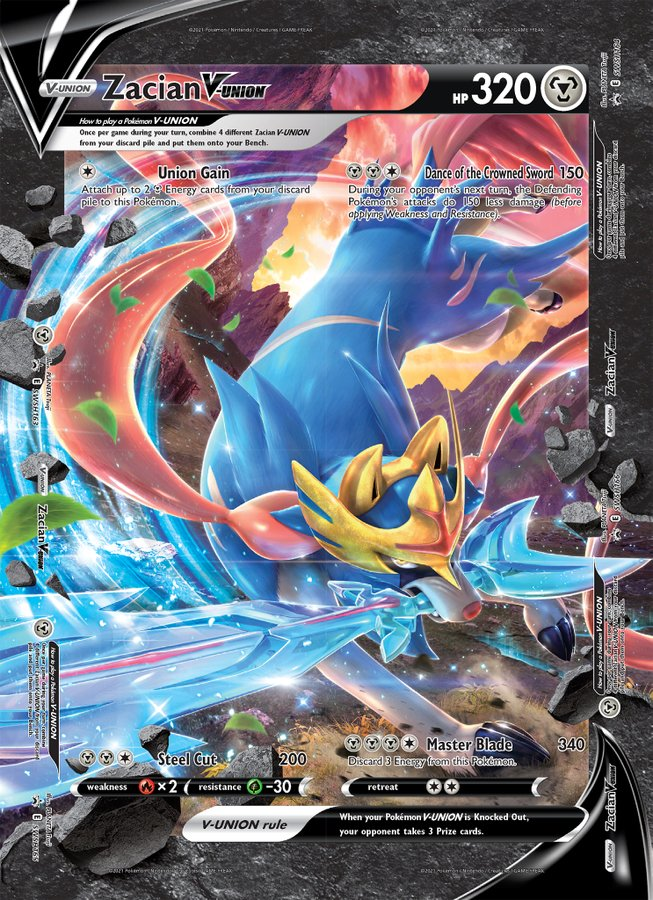 Zacian V-Union (Jumbo Card) [Sword & Shield: Black Star Promos]