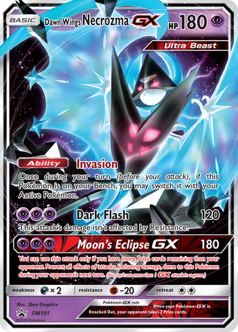 Dawn Wings Necrozma GX (SM101) [Sun & Moon: Black Star Promos]