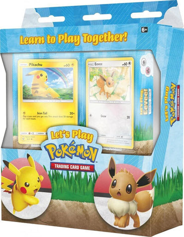 Theme Deck Double Pack (Let's Play, Pikachu/Let's Play, Eevee) damaged box