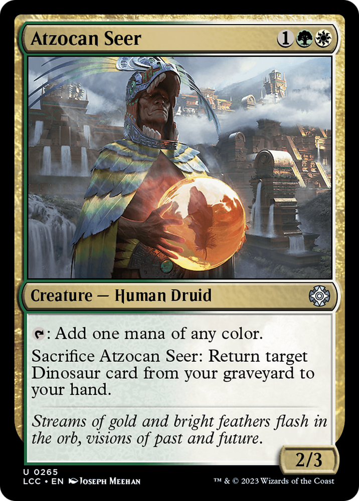 Atzocan Seer [The Lost Caverns of Ixalan Commander]