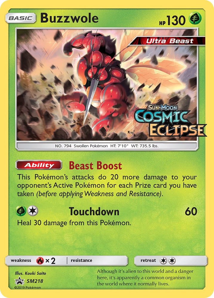 Buzzwole (SM218) [Sun & Moon: Black Star Promos]