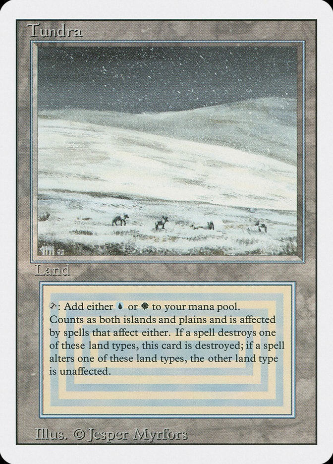MTG Tundra 英語　リバイズド Tundra [Revised Edition]