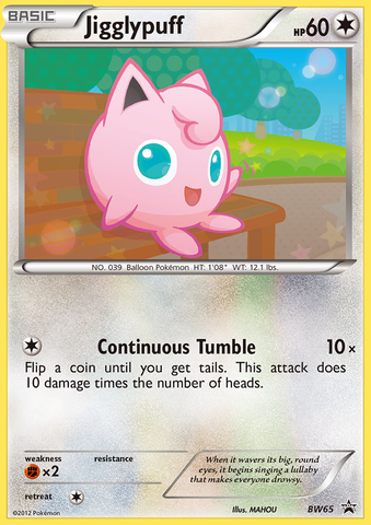 Jigglypuff (BW65) [Black & White: Black Star Promos]