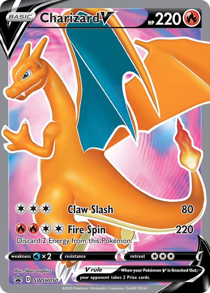 Charizard V (SWSH050) [Sword & Shield: Black Star Promos]