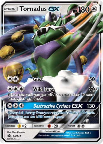 Tornadus GX (SM134) [Sun & Moon: Black Star Promos]