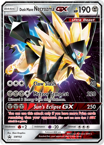 Dusk Mane Necrozma GX (SM102) [Sun & Moon: Black Star Promos]